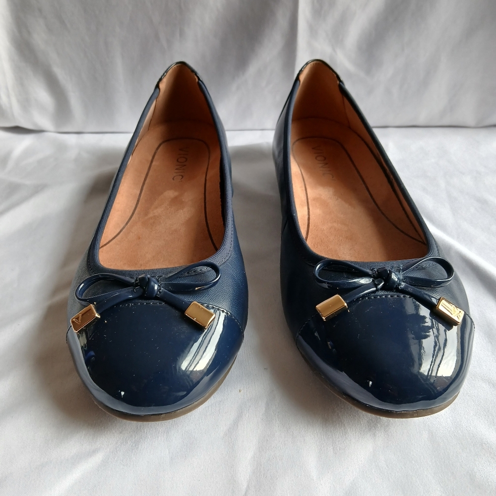 Vionic Comfort Ballet Flat Shoes Size 7W